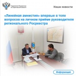 «Линейная амнистия» впервые в топе вопросов на личном приёме руководителя регионального Росреестра в приемной Президента в Саратовской области