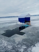 В р.п.Духовницкое ведется активная работа по подготовке к Крещенским купаниям.  