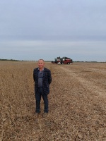 Визит главы района Сергея Вербина в крестьянско - фермерское хозяйство Курякина Петра Григорьевича в с.Липовка.