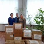 Отправка посылок мобилизованным землякам. 