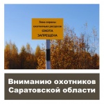 В Саратовской области вводится запрет охоты на территории зон охраны охотничьих ресурсов в общедоступных угодьях.