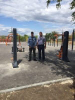 Глава района Сергей Вербин посетил село Новозахаркино.