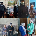 Поздравили на дому тружениц тыла