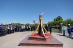 В преддверии Дня Победы в парке Патриот в Энгельсе зажгли новый Вечный огонь.