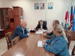 Глава района провел личный прием.