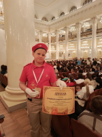 Ученики на конкурсе в Москве