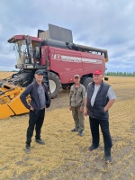 Рабочий визит главы района Сергея Вербина в фермерское хозяйство ип Наумова Д.А.