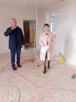 Глава района Сергей Вербин проинспектировал ремонт детсада